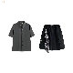 グレー/シャツ+ブラック/パンツ01