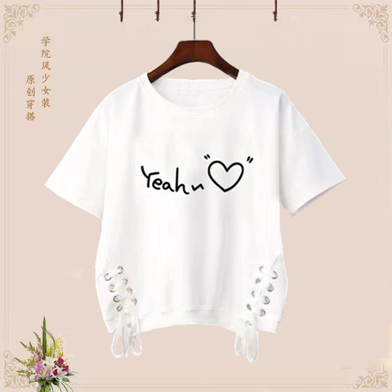 ホワイト/Tシャツ/単品