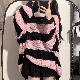 ブラック/スカート+ピンク/セーター